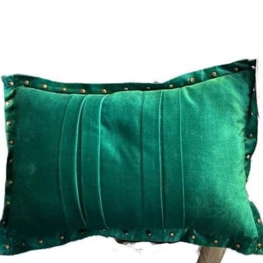 Pier 1 imports velour nailhead trim pillow